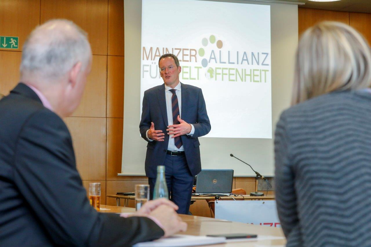 Gründung der Mainzer Allianz für Weltoffenheit am 21.3.2019